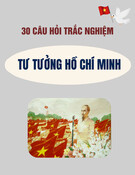 Tài liệu 30 câu hỏi trắc nghiệm Tư tưởng Hồ Chí Minh (Đề 2)
