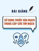Bài giảng Sử dụng thuốc vận mạch trong cấp cứu tim mạch