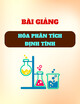 Bài giảng Hóa phân tích định tính – Nguyễn Thị Mỹ Chăm