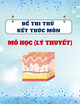 Đề thi thử kết thúc môn Mô học (Có đáp án)